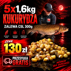 Kukurydza 5x1,6kg - PRZESYŁKA GRATIS